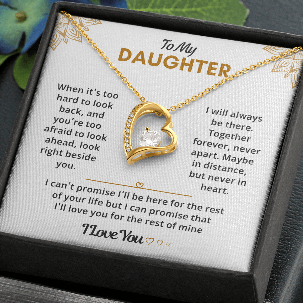 Daughter Necklace from Dad, She glows like she was born for this moment