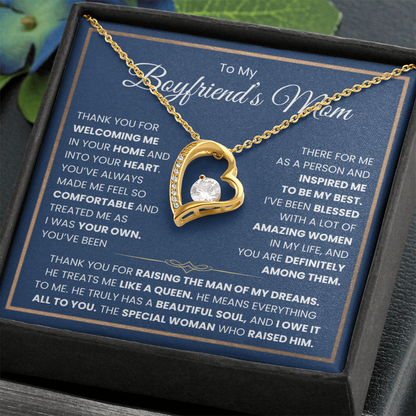 To My Boyfriend's Mom Necklace – Thoughtful Gift From Girlfriend
