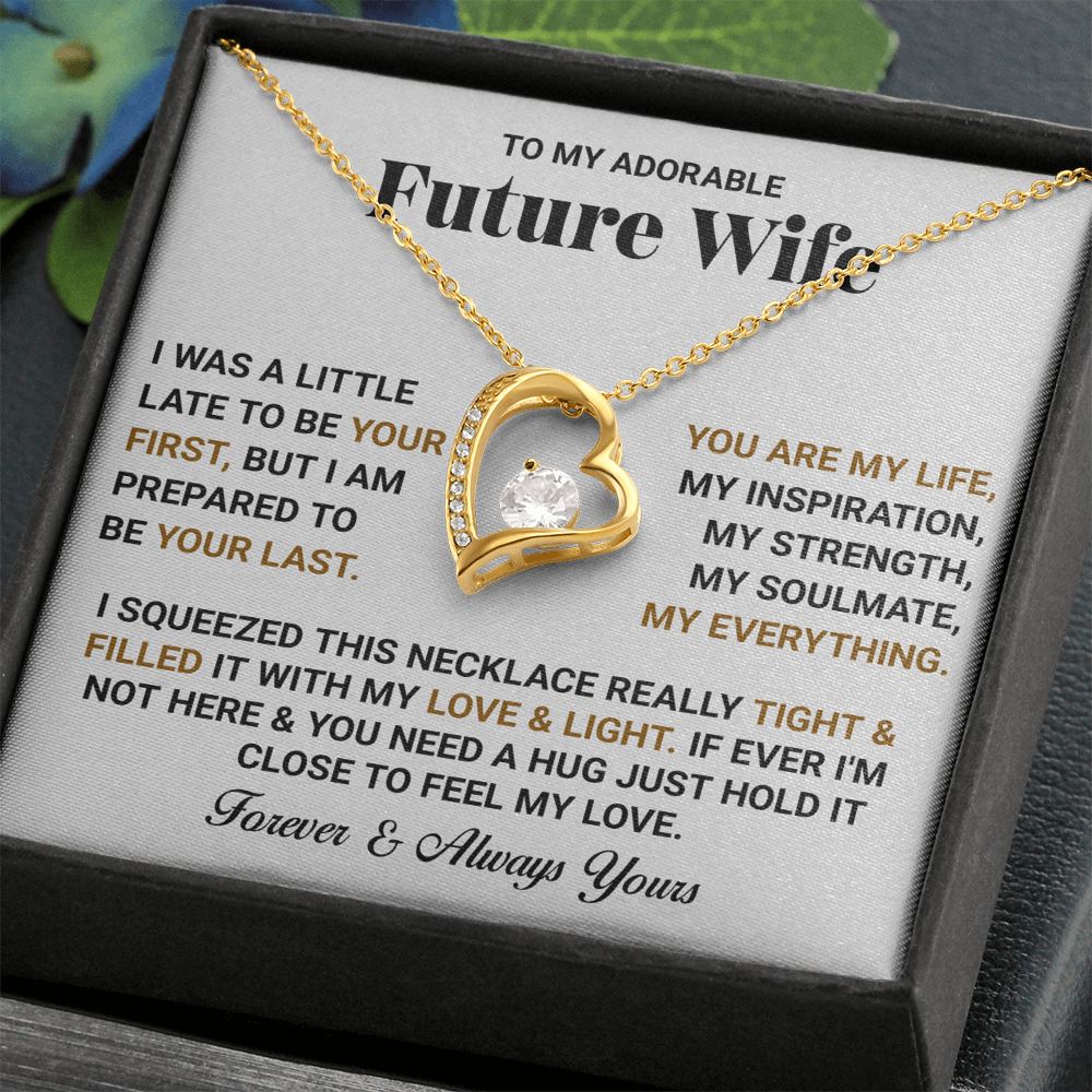 Pendant Necklaces To My Future Wife - Gift For Girlfriend
