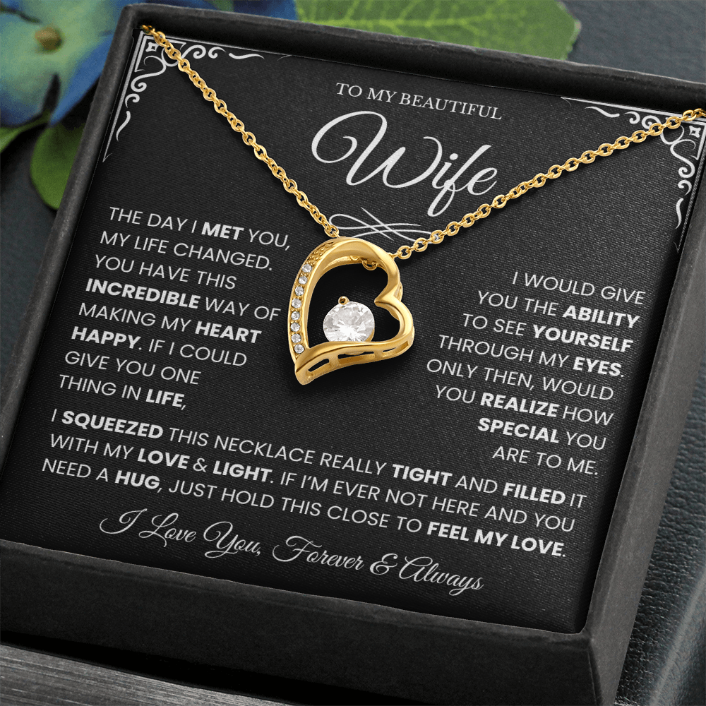 Gifts for Wife from Husband, Forever Love Necklace