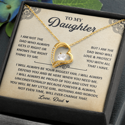 Daughter Necklace From Mom, 925 Sterling Silver Necklace