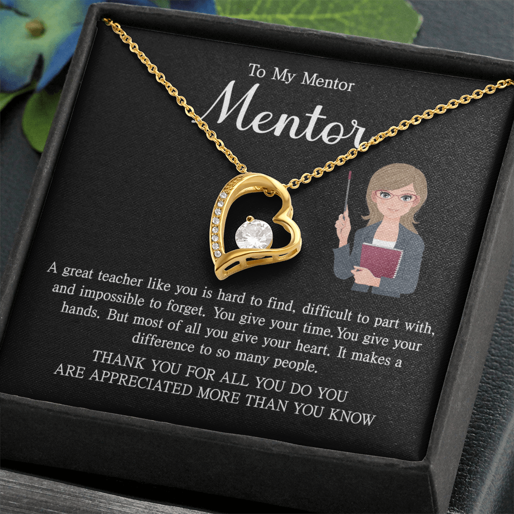 Teacher Birthday Gifts, Forever Love Necklace