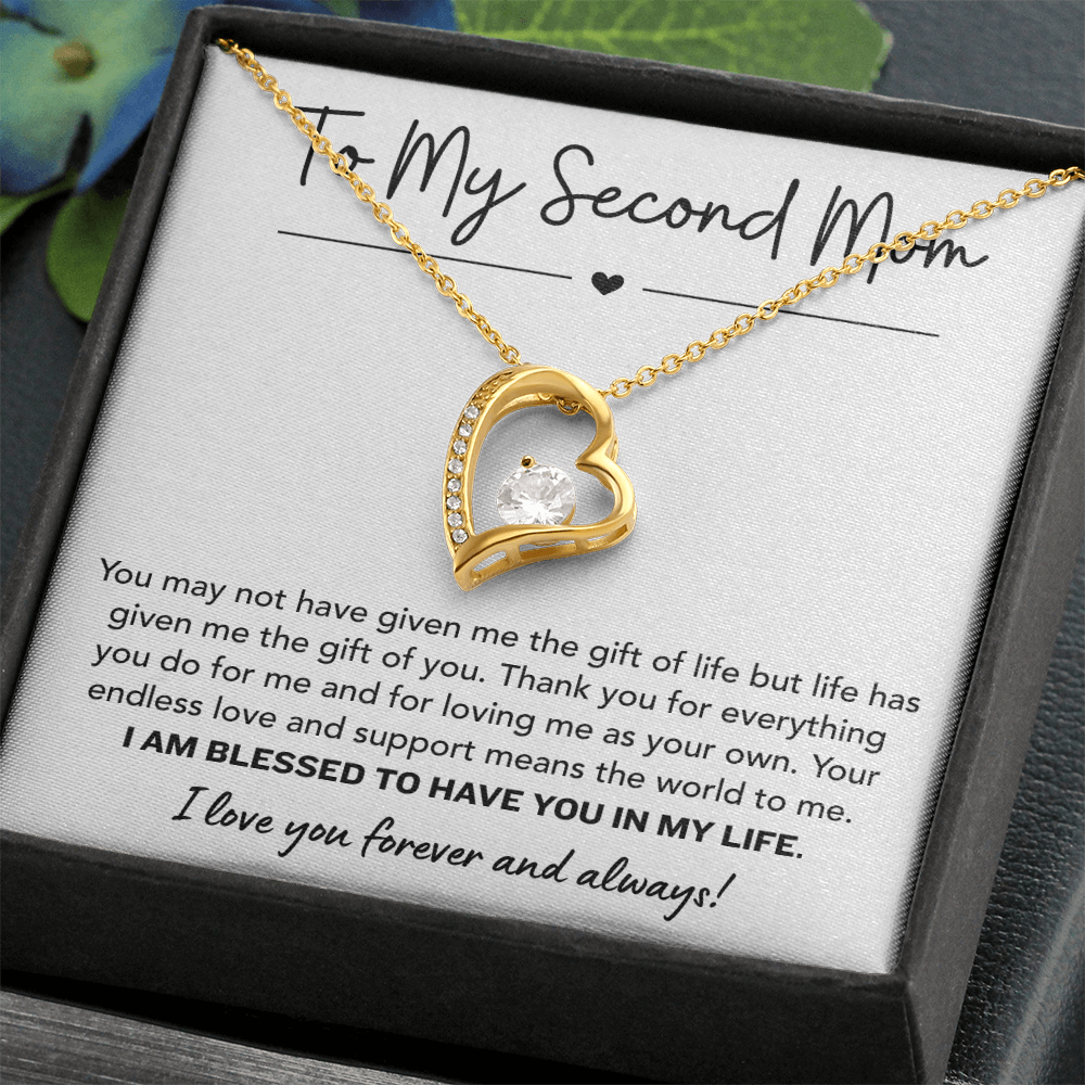 To My Bonus Mom Necklace, Valentines Day Gifts