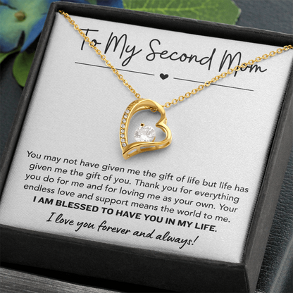 To My Bonus Mom Necklace, Valentines Day Gifts