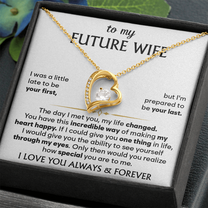 To My Future Wife Necklace, Birthday Gift for Her