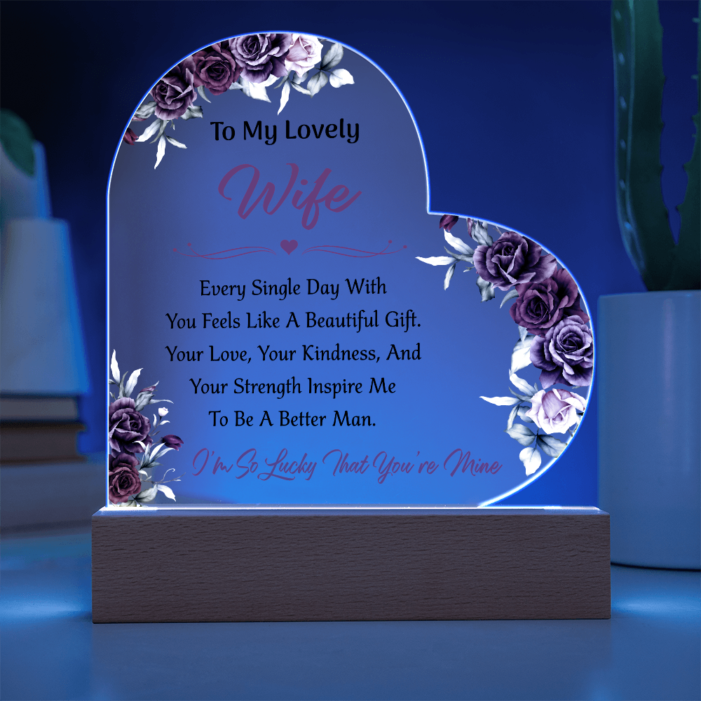 Acrylic Plaque For My Wife - Christmas Ideas For Her