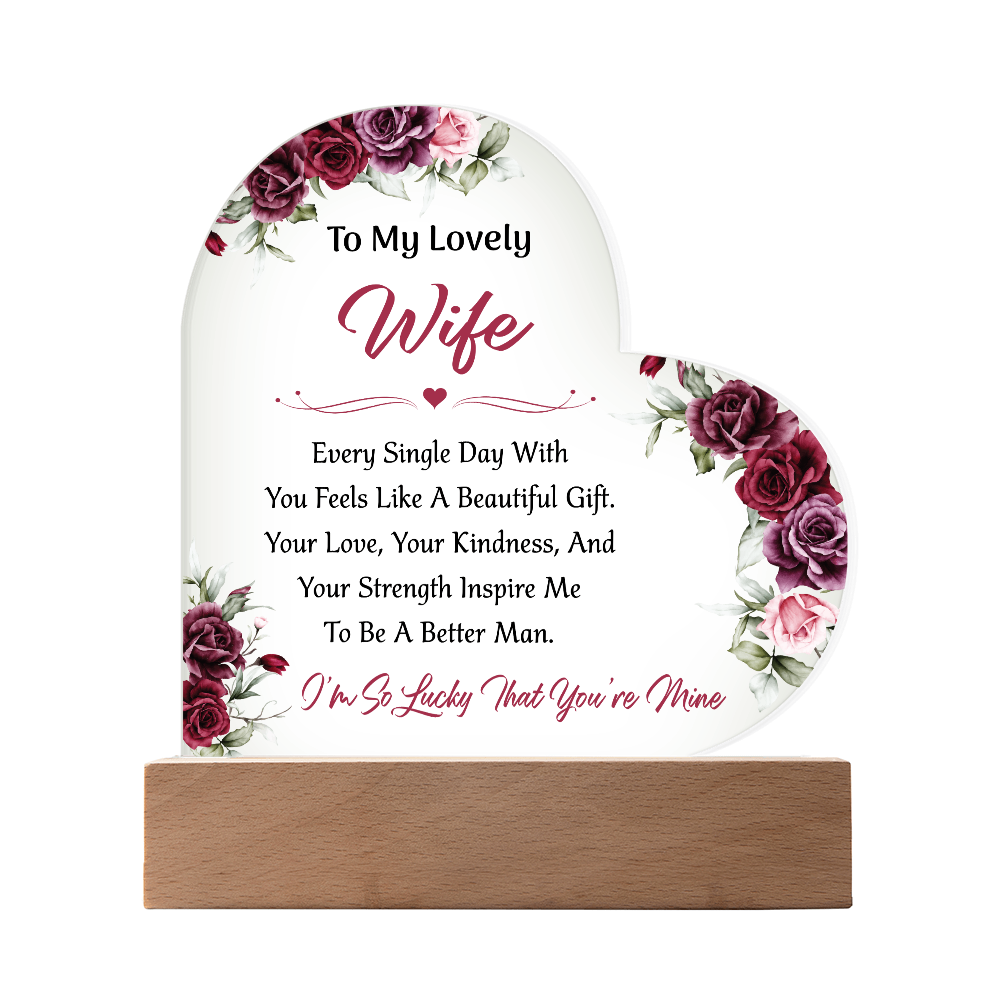 Acrylic Plaque For My Wife - Christmas Ideas For Her