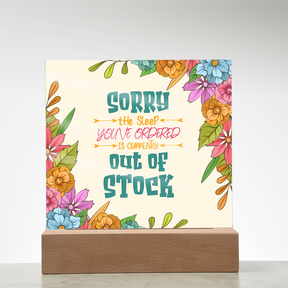 First Mom Gifts, Sorry Mama, Best First Mom Acrylic Plaque