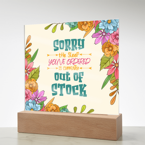 First Mom Gifts, Sorry Mama, Best First Mom Acrylic Plaque