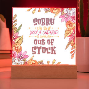 First Mom Gifts, Sorry Mama, Best First Mom Acrylic Plaque