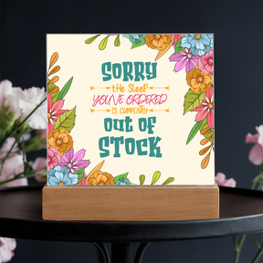 First Mom Gifts, Sorry Mama, Best First Mom Acrylic Plaque