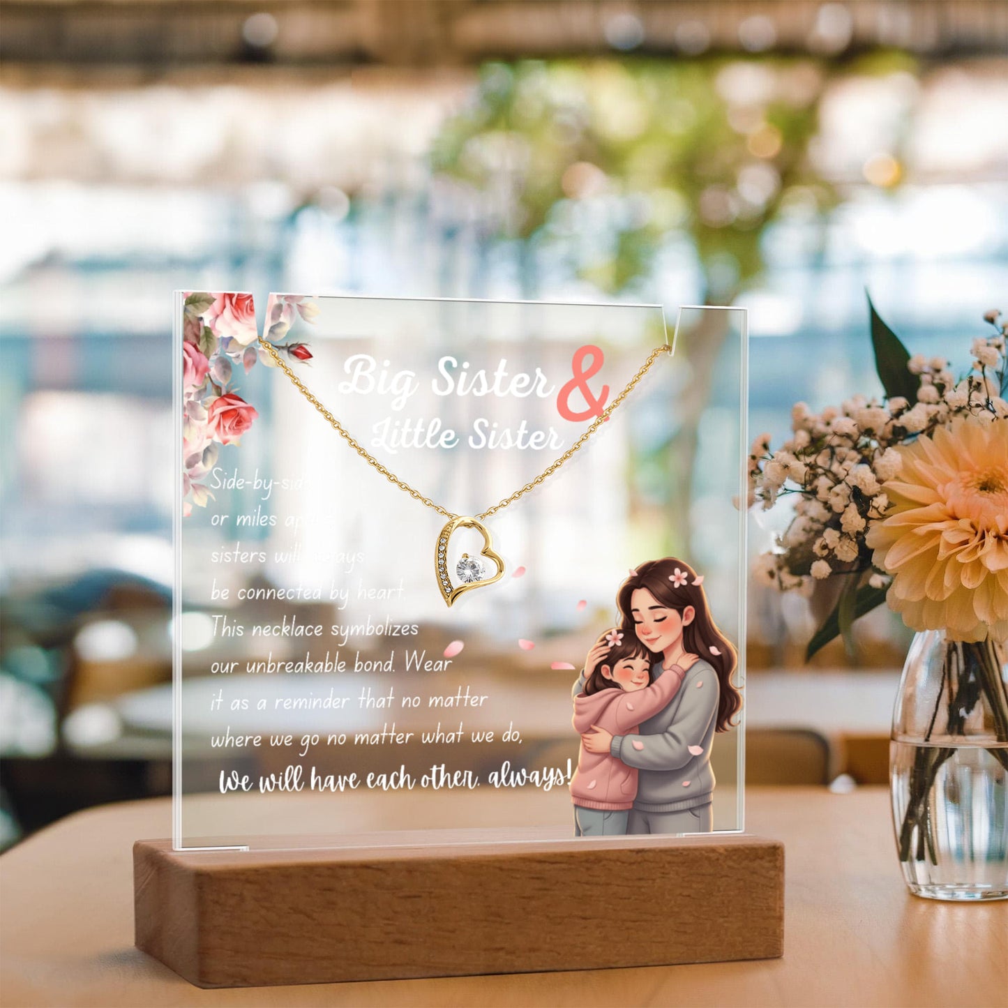 Big Sister Necklace – Heartfelt Gift of Love & Connection from Sister