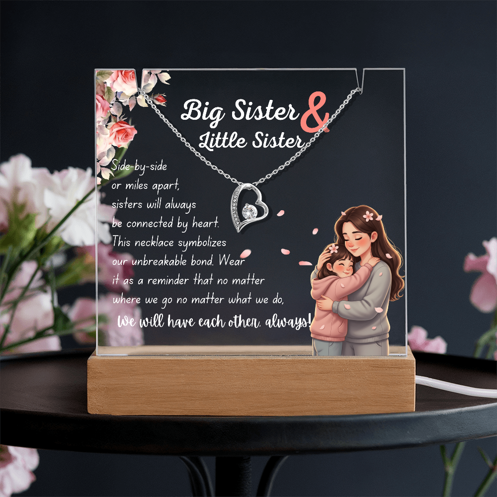 Big Sister Necklace – Heartfelt Gift of Love & Connection from Sister
