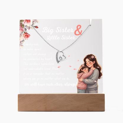 Big Sister Necklace – Heartfelt Gift of Love & Connection from Sister