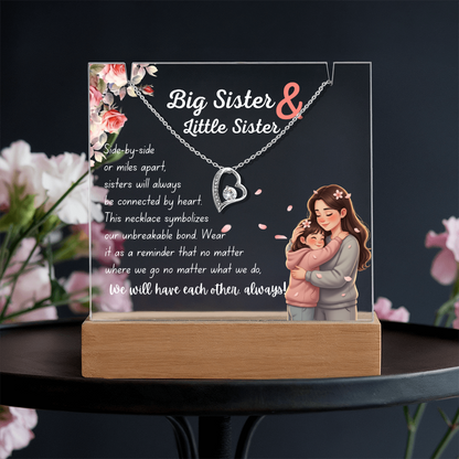 Big Sister Necklace – Heartfelt Gift of Love & Connection from Sister