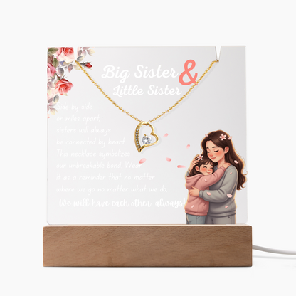 Big Sister Necklace – Heartfelt Gift of Love & Connection from Sister