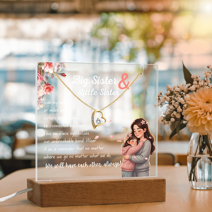 Big Sister Necklace – Heartfelt Gift of Love & Connection from Sister