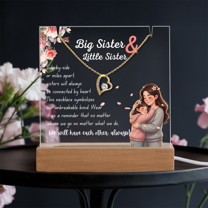 Big Sister Necklace – Heartfelt Gift of Love & Connection from Sister