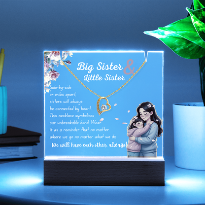 Big Sister Necklace – Heartfelt Gift of Love & Connection from Sister