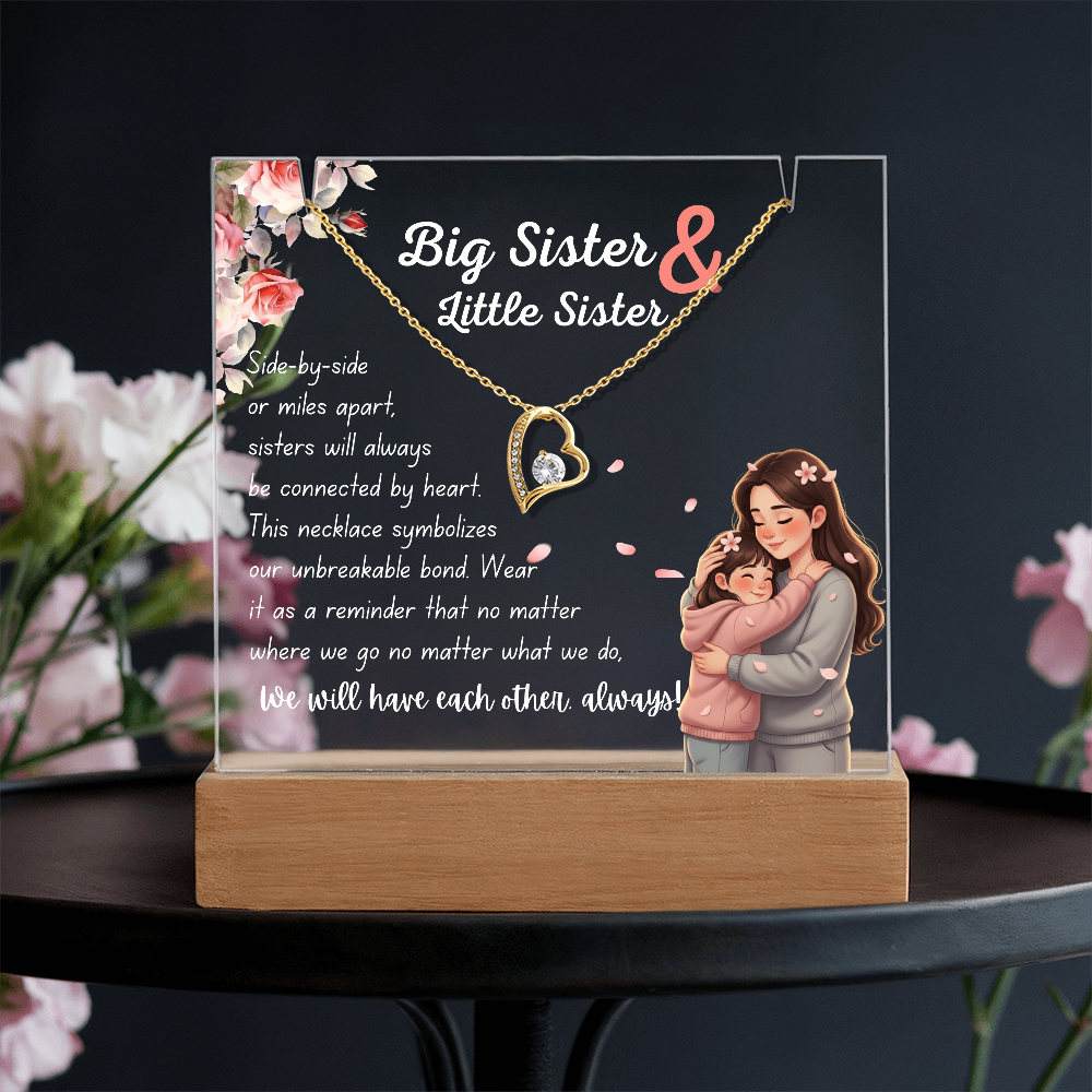 Big Sister Necklace – Heartfelt Gift of Love & Connection from Sister