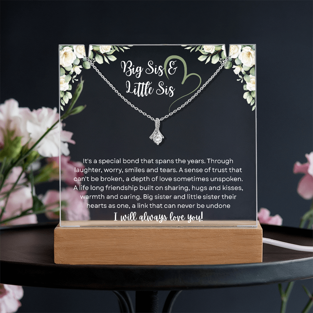 Big Sis & Little Sis Necklace – Timeless Sister Bond Gift