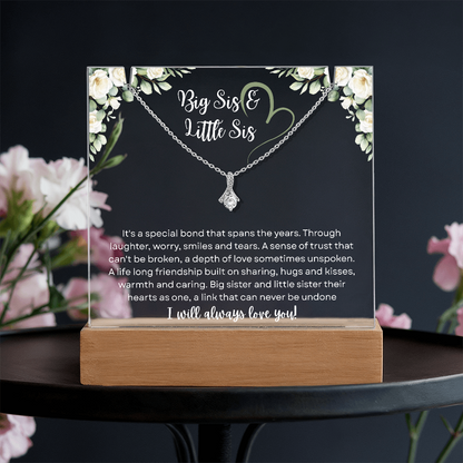 Big Sis & Little Sis Necklace – Timeless Sister Bond Gift
