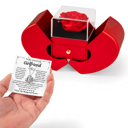 Girlfriend Necklace Gift From Boyfriend, Valentine's gifts For Girlfriend