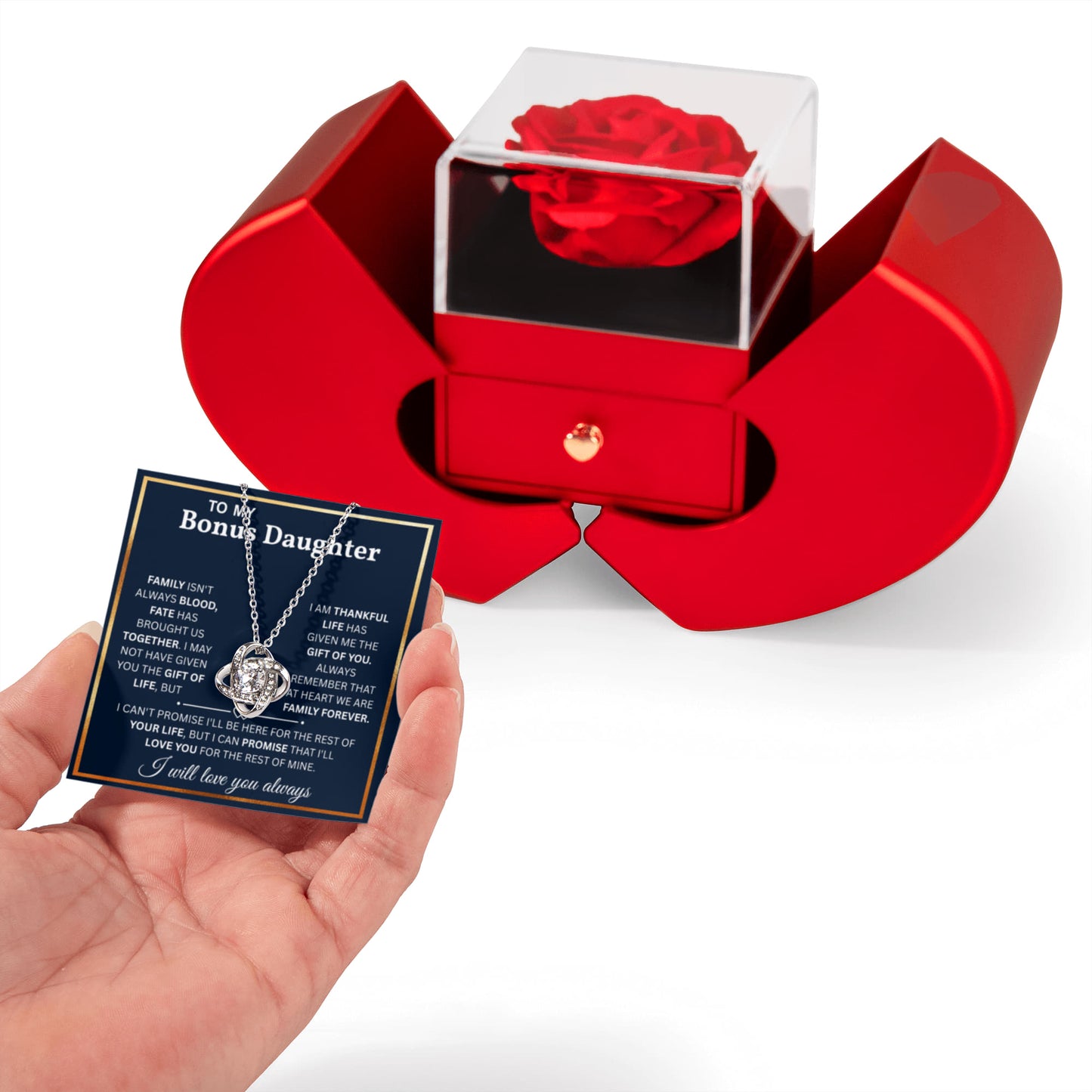 Bonus Daughter Gifts from Bonusdad, Jewelry Gifts For Stepdaughter