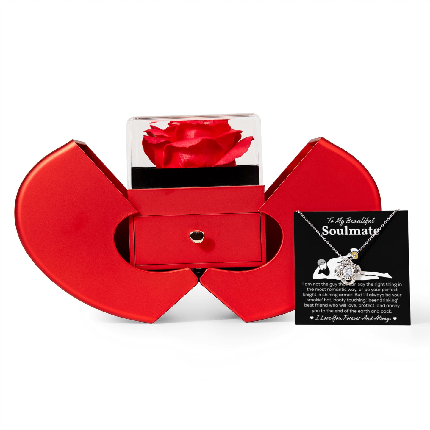 Soulmate Necklace For Her, When She Wears It, Your Soulmate Shines