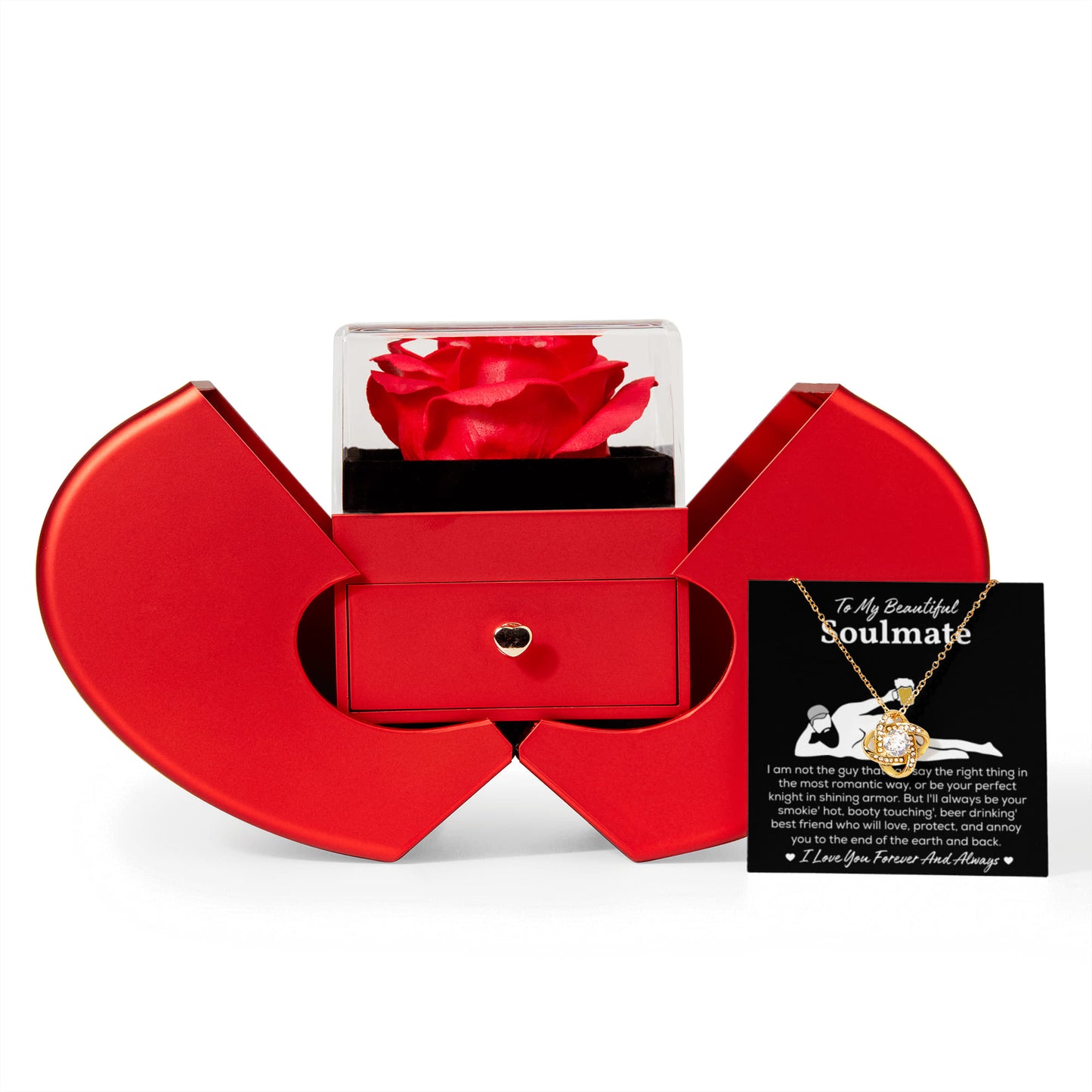 Soulmate Necklace For Her, When She Wears It, Your Soulmate Shines