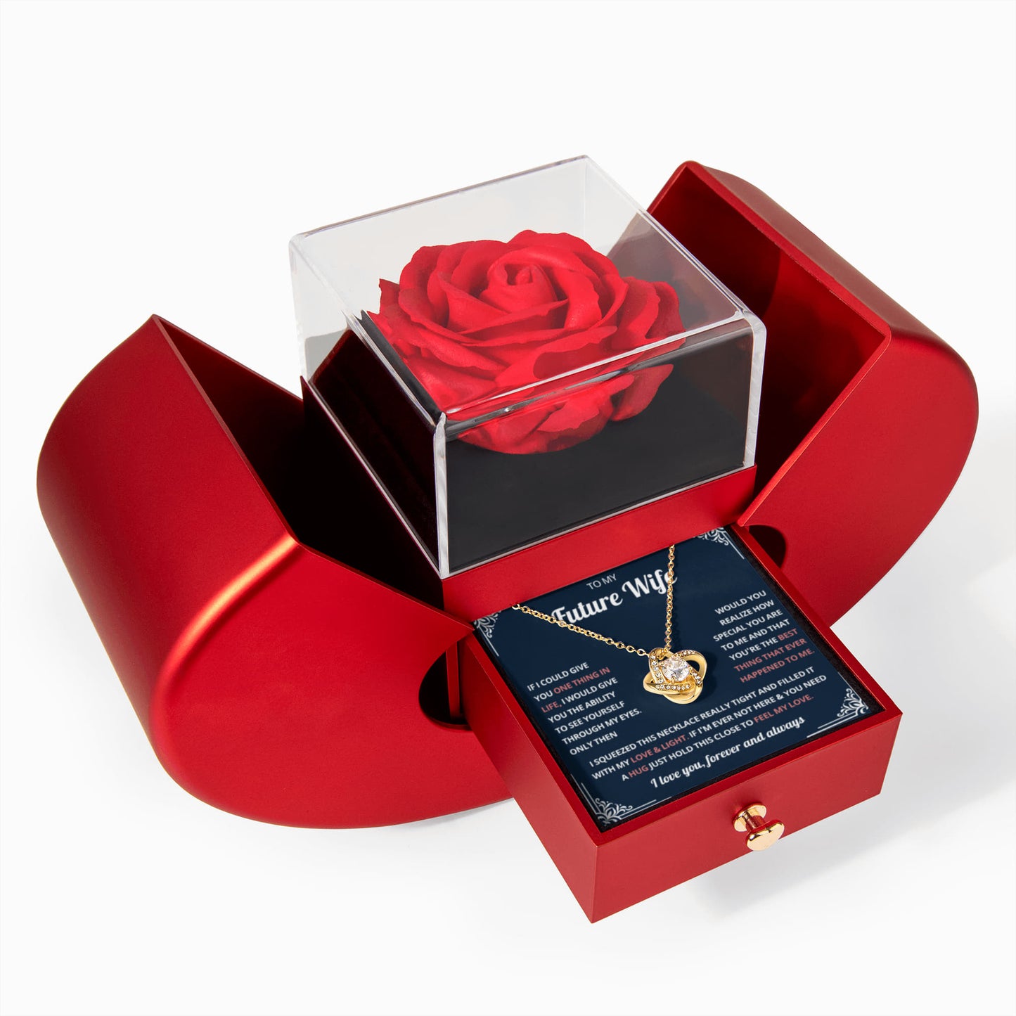 Valentines Gifts for Future  Wife, Soulmate Gift with Message Box