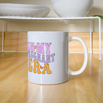 New Mom Gift, In My Pregnant White Ceramic Mug - Perfect Gift for New Moms