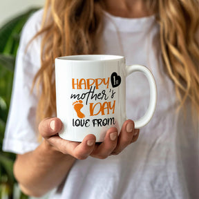 First Mom Gift. Happy 1st Mother's Day Ceramic Mug – Perfect Gift for New Moms