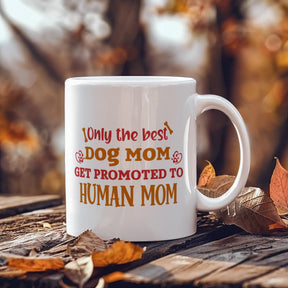 First mom gift, First Time Mom Mug, Best Moms Get Promoted to Human Moms Ceramic Mug