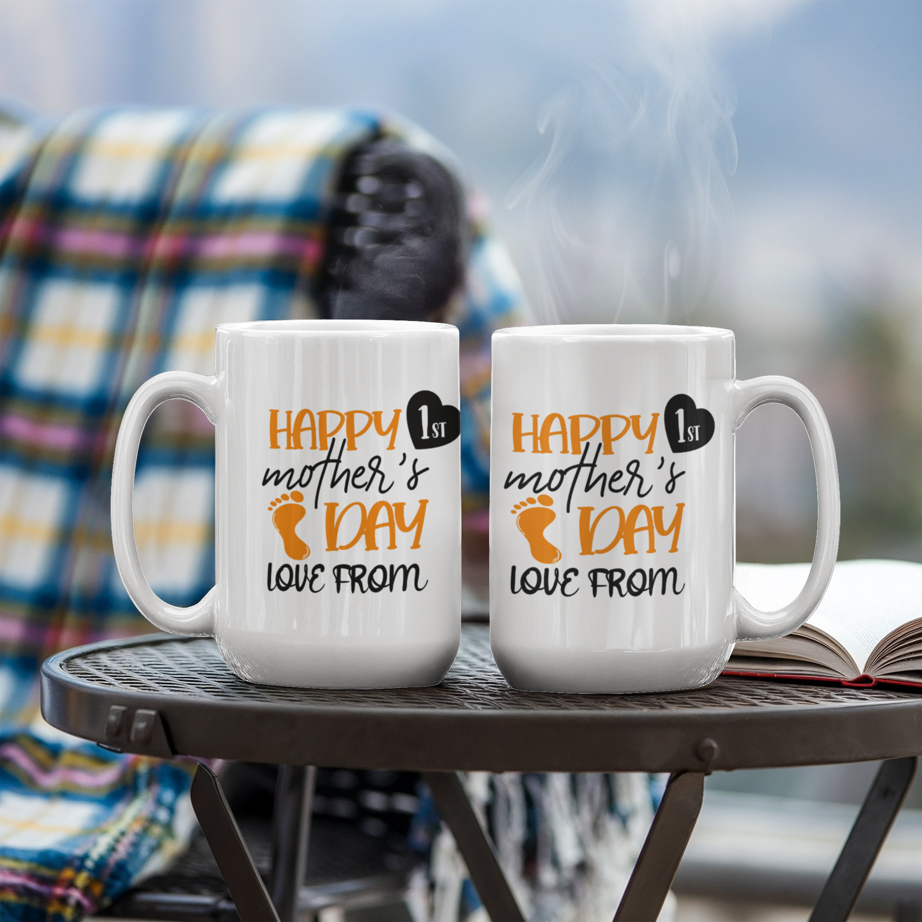 First Mom Gift. Happy 1st Mother's Day Ceramic Mug – Perfect Gift for New Moms