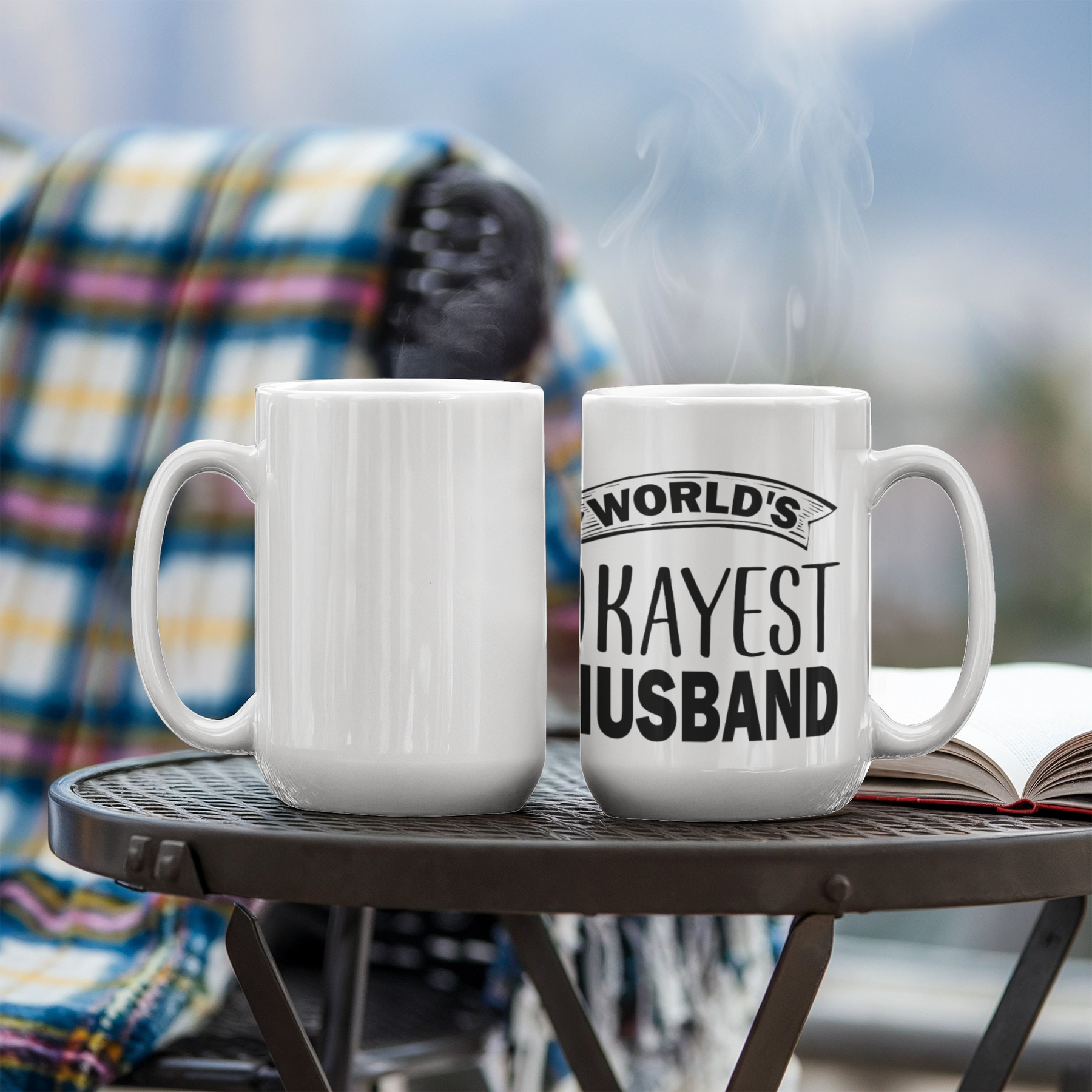 World's Okayest Husband - Gifts for Husband - Husband Gifts - Best Husband Gifts - Gifts for my husband - White Ceramic Mug