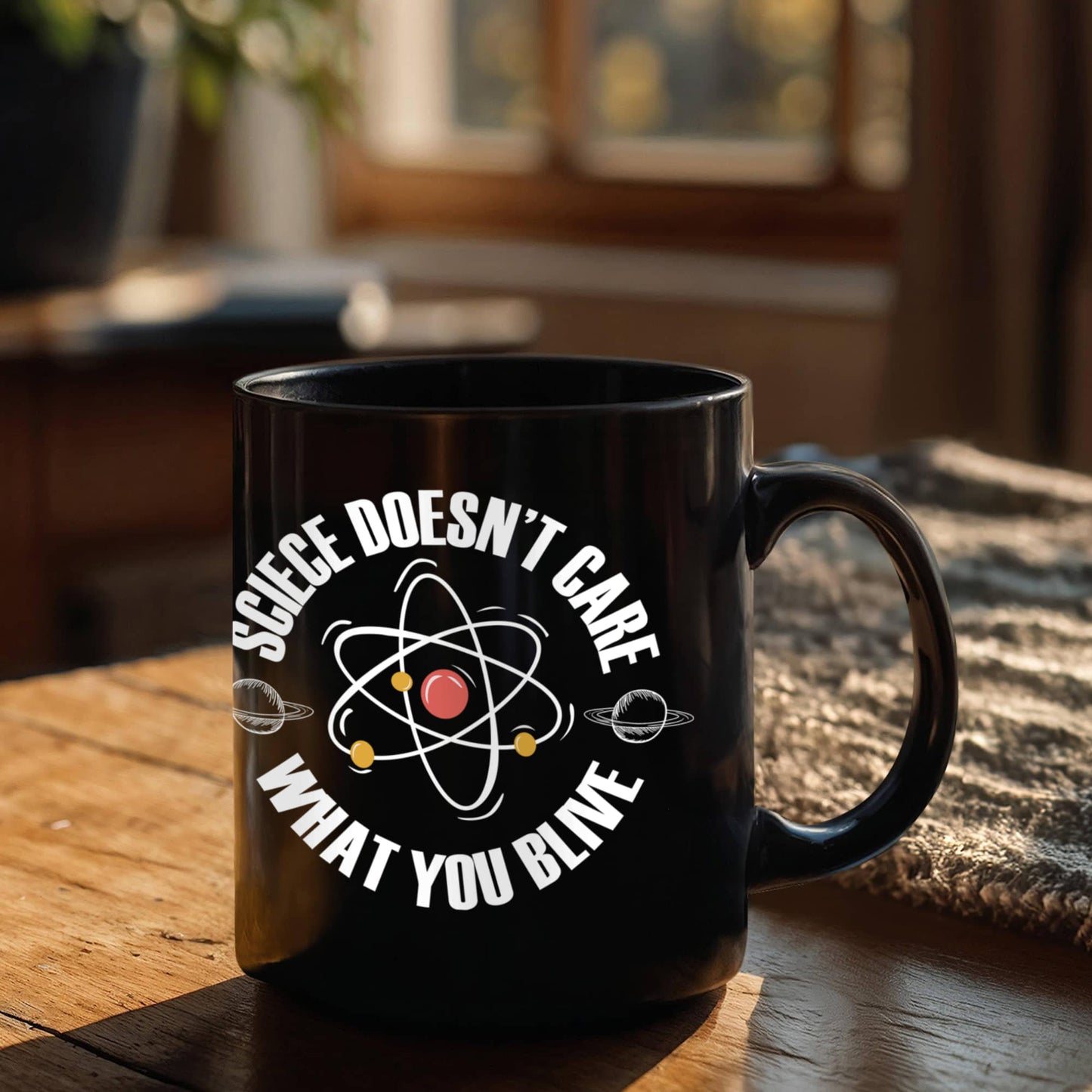 Science Doesn't Care What You Believe, Funny Scientific T-shirt for Science Teacher