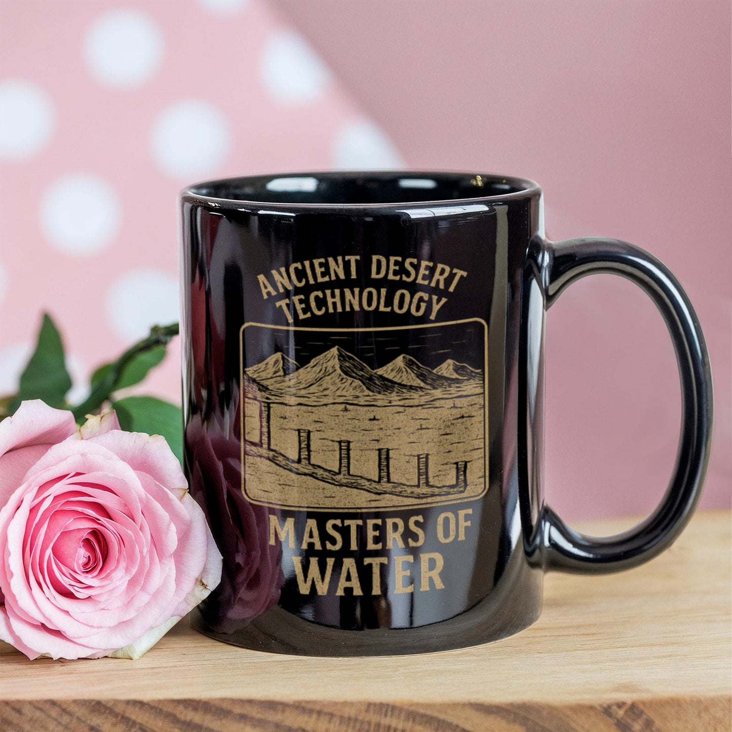 Ancient Desert Technology Mug – Masters of Water | Historical Engineering Gift
