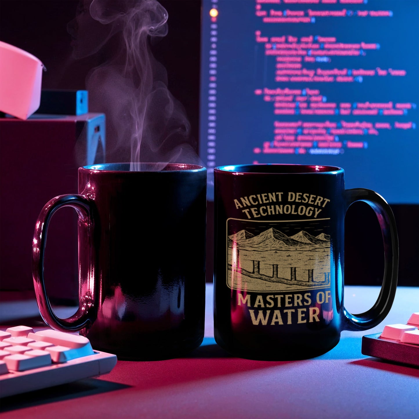Ancient Desert Technology Mug – Masters of Water | Historical Engineering Gift