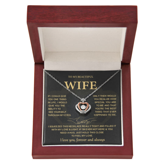 To My Wife Birthday Gifts - Women White Gold Necklace