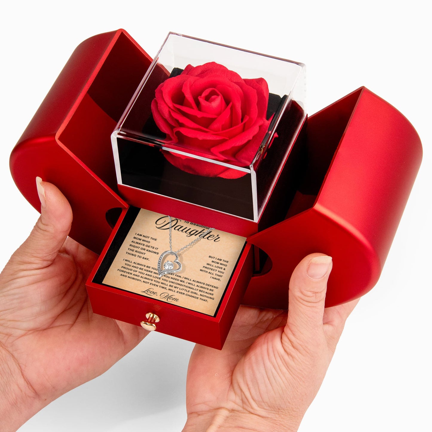 To My daughter Necklace for dad, It Makes Her Smile Shine Even Brighter