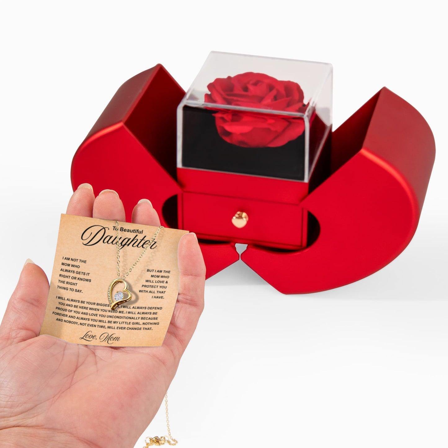To My daughter Necklace for dad, It Makes Her Smile Shine Even Brighter