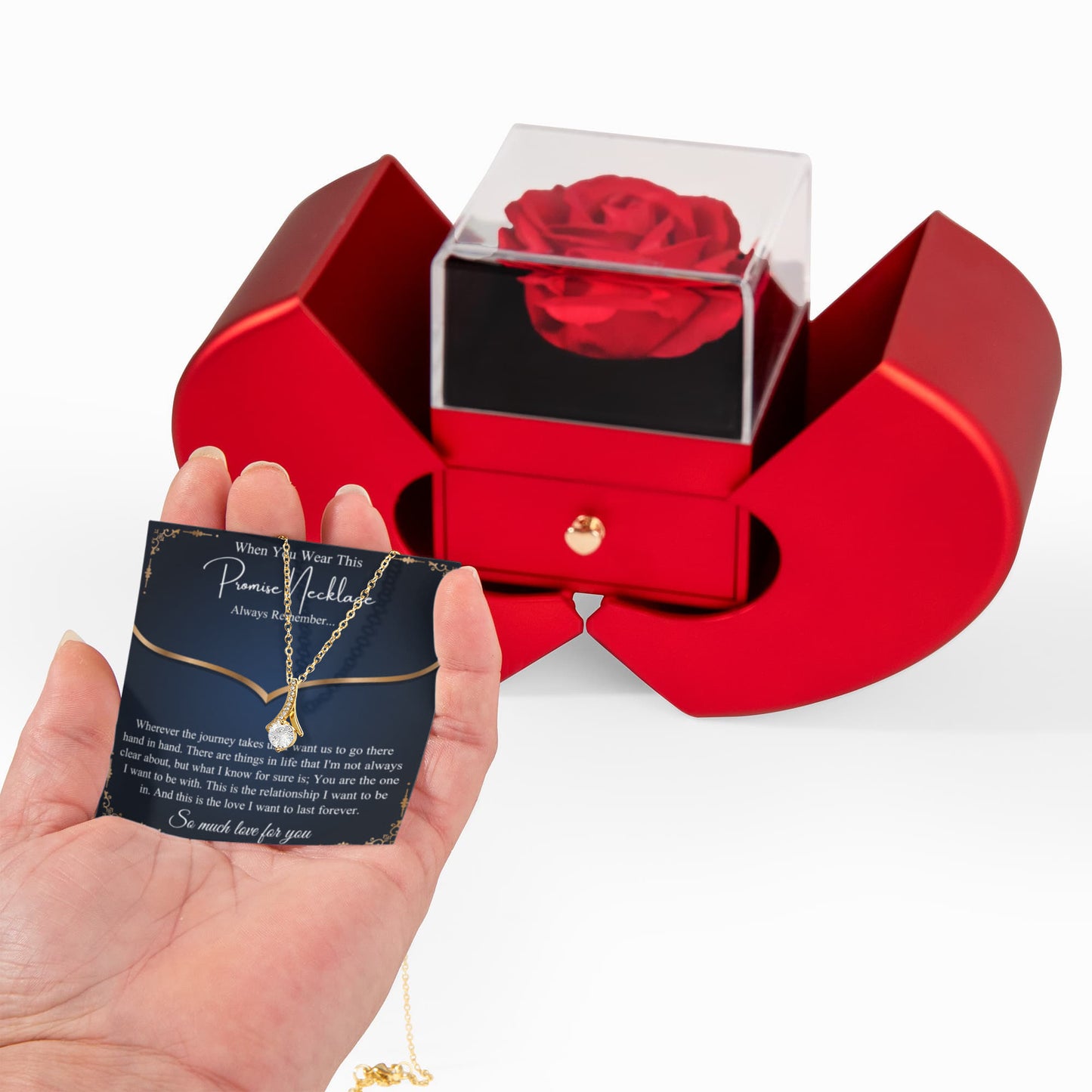 Romantic Birthday Gift, Promise Necklace for girlfriend