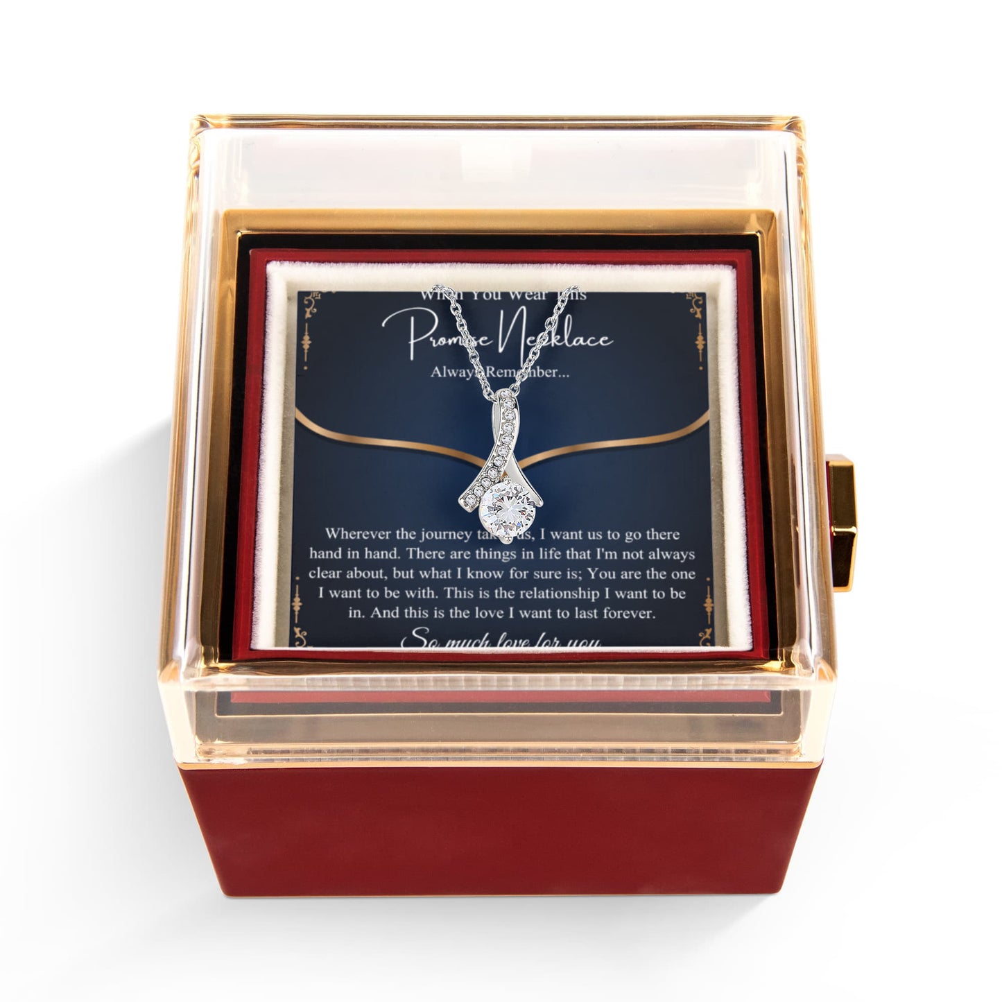 Romantic Birthday Gift, Promise Necklace for Her
