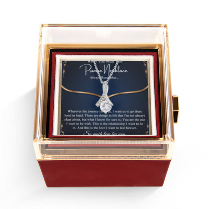 Romantic Birthday Gift, Promise Necklace for Her