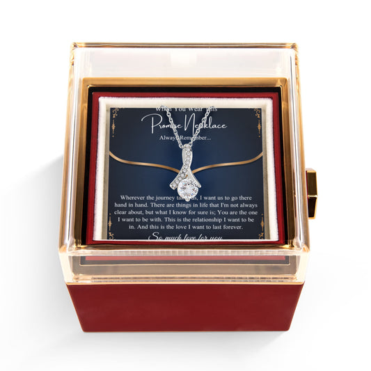 Romantic Birthday Gift, Promise Necklace for Her