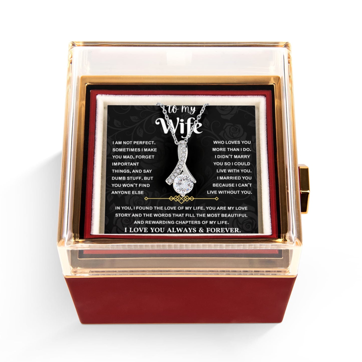 Valentine Gifts for Wife, When Your Wife Wears It, She Radiates Pure Love