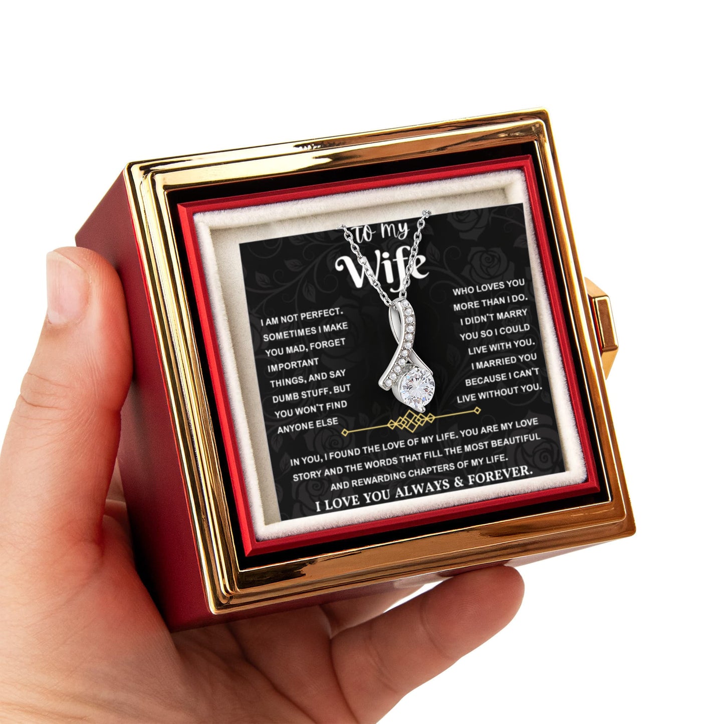 Valentine Gifts for Wife, When Your Wife Wears It, She Radiates Pure Love