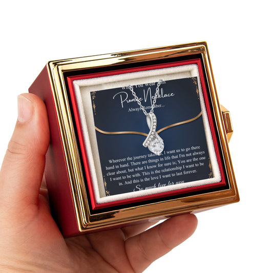 Romantic Birthday Gift, Promise Necklace for Her