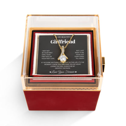 To My Girlfriend Necklace, Birthday Gifts for Her